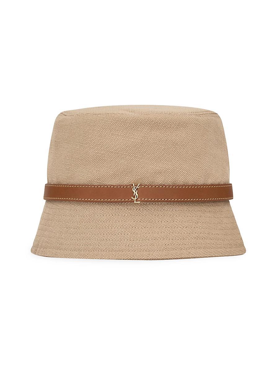 Womens Cassandre Bucket Hat in Canvas Product Image