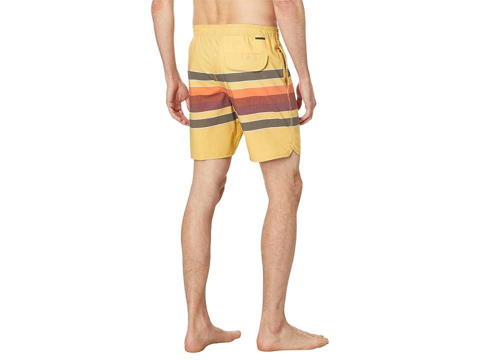 VISSLA Fist Bump 17.5 Ecolastic (Ochre) Men's Swimwear Product Image