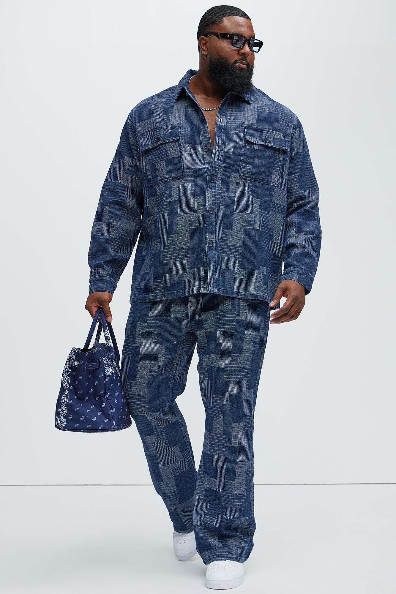 Stockton Stacked Slim Flare Jeans - Indigo Product Image