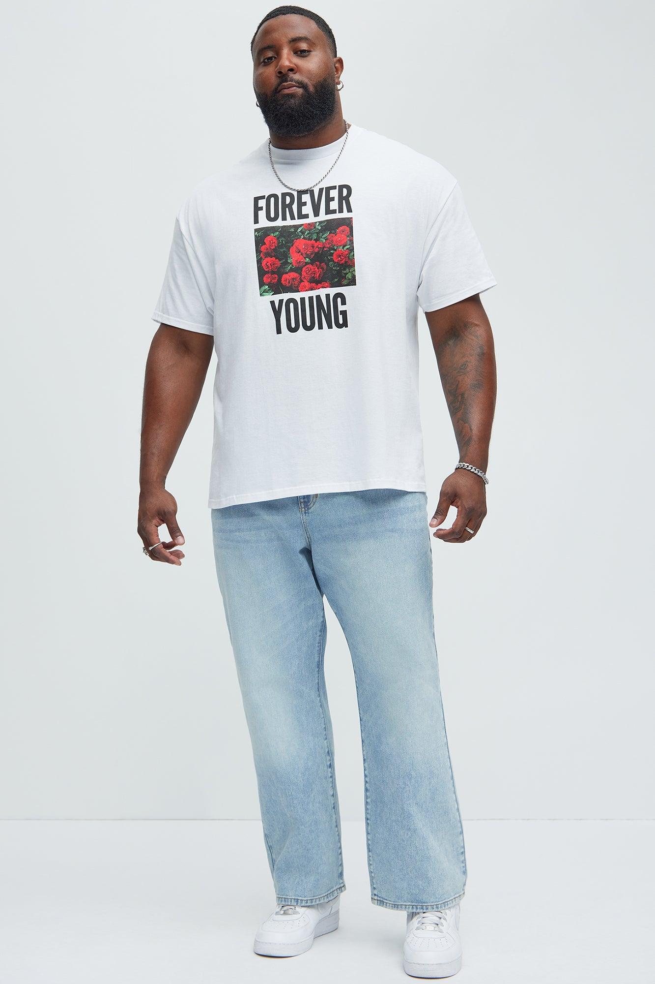 Young At Heart Short Sleeve Tee - White Product Image