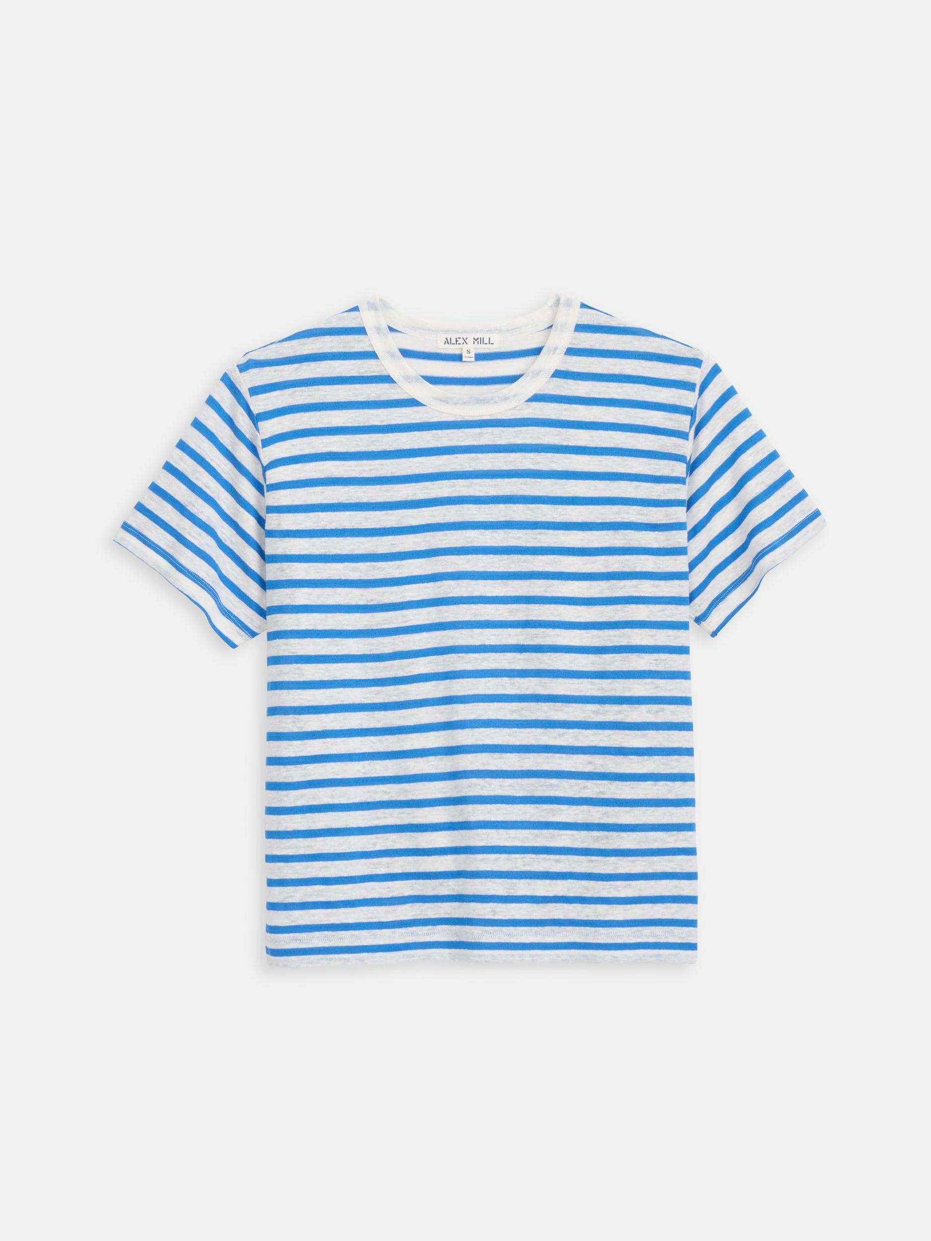 Garcon Striped Tee In Linen Cotton Product Image