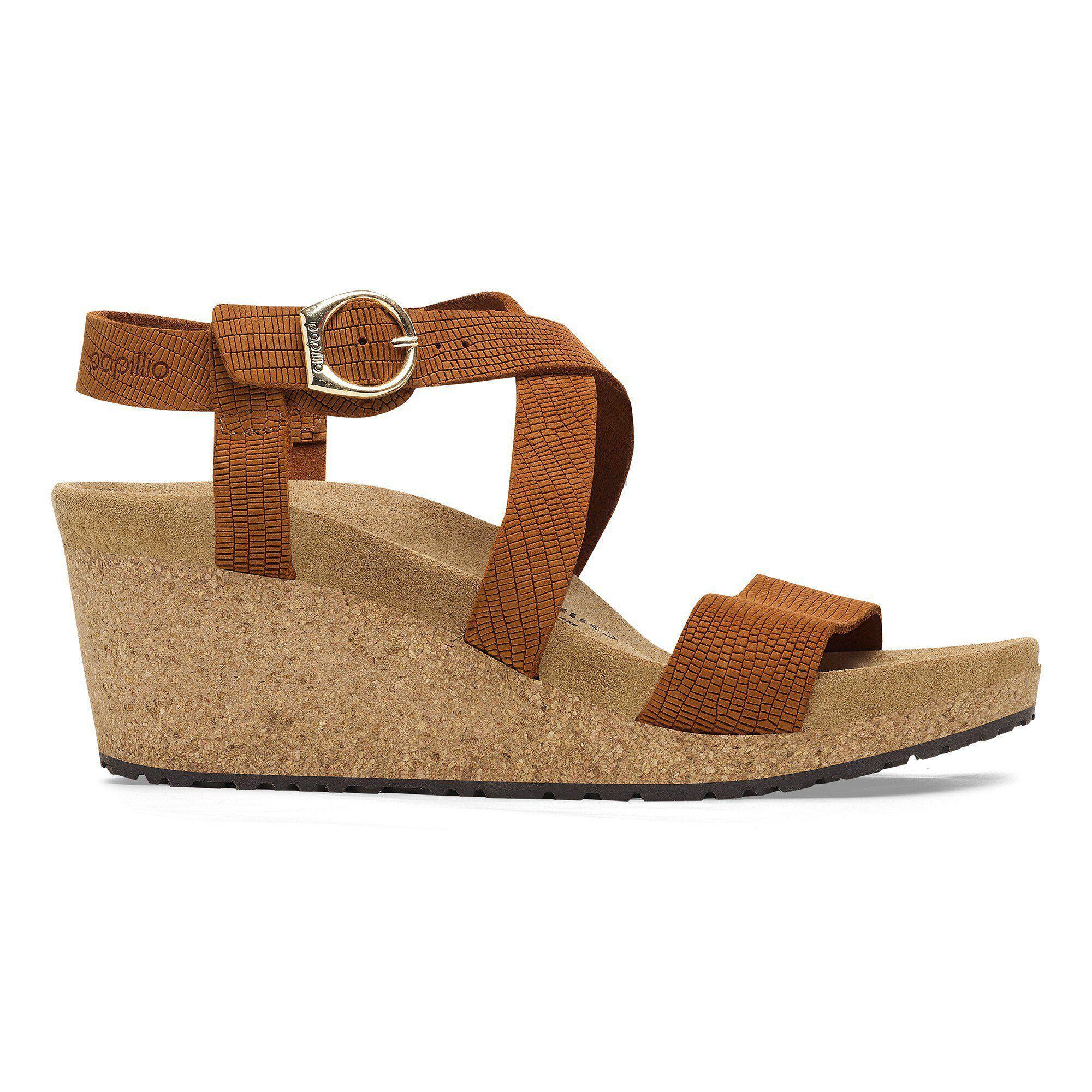 Sibyl Ring-Buckle Nubuck Leather Embossed Product Image