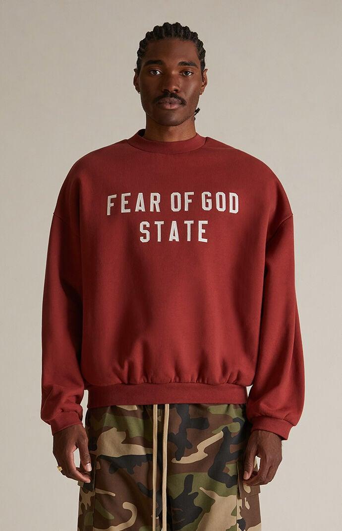 Fear of God Essentials Men's Heavy Fleece Crew Neck Sweatshirt - Product Image