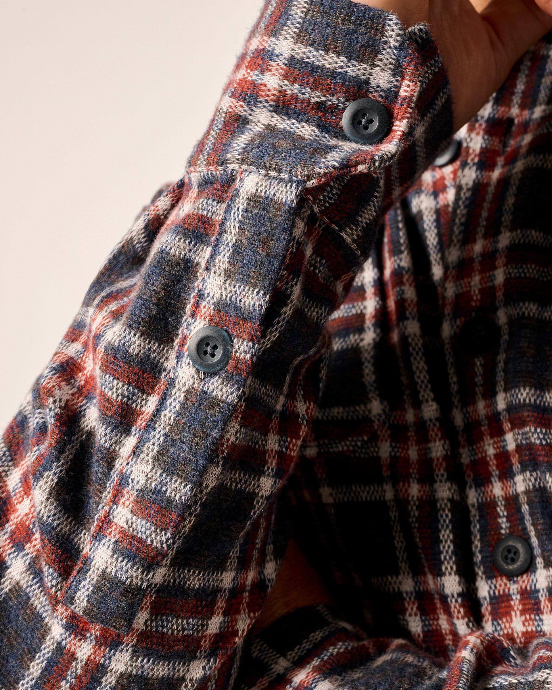 johnnie-O Jimmy Stretch Knit Flannel Lodge Shirt Product Image