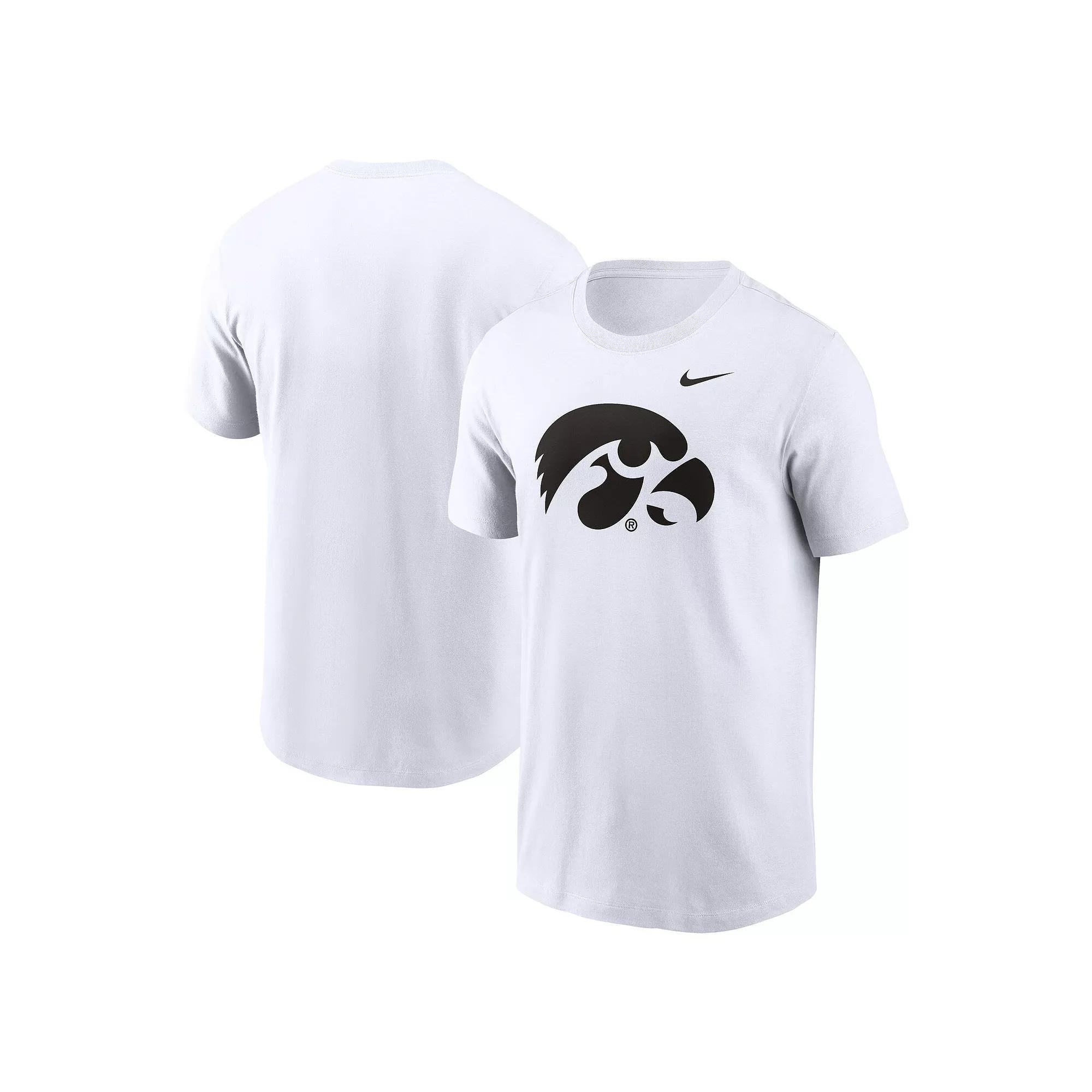Men's Nike Heather Gray Iowa Hawkeyes Primetime Evergreen Logo T-Shirt, Size: XL, Grey Product Image