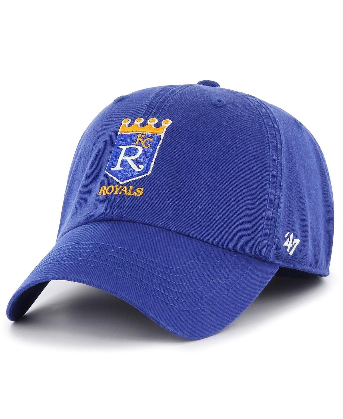 Men's '47 Royal Kansas City Royals Cooperstown Collection Franchise Fitted Hat, Size: XL, Blue Product Image