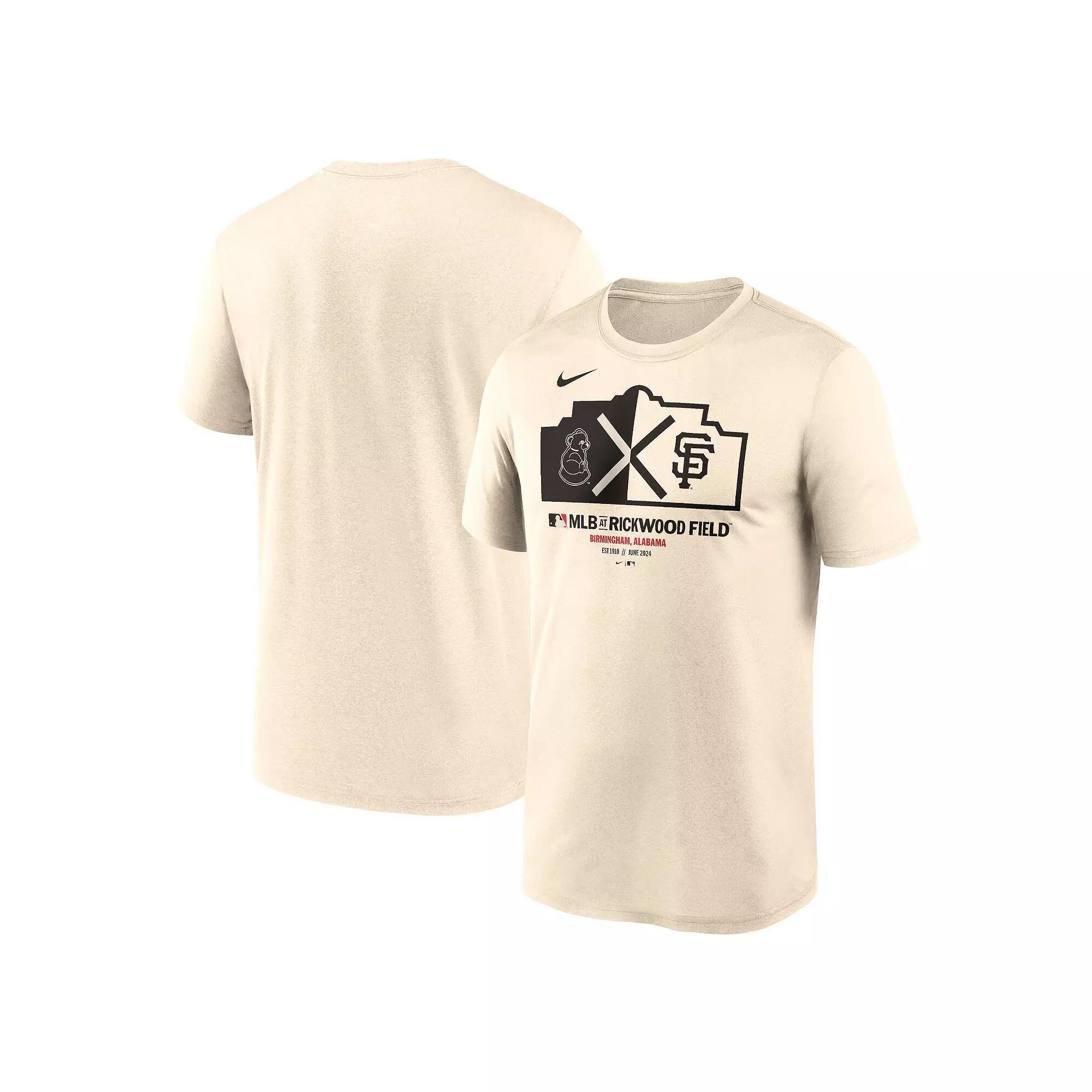 Men's Nike Cream San Francisco Giants 2024 Rickwood Classic Legend T-Shirt, Size: Small, Beige Product Image