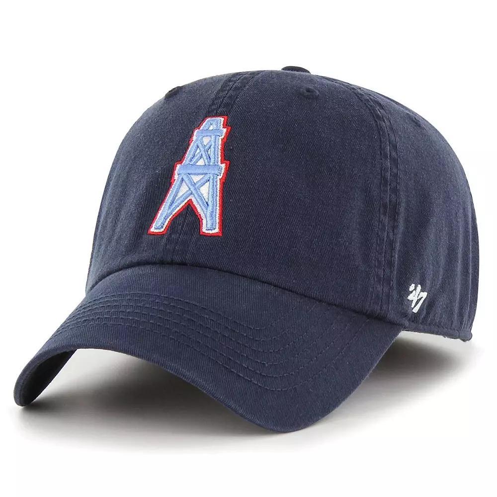 Men's '47 Navy Houston Oilers Gridiron Classics Franchise Legacy Fitted Hat, Size: Large, Nfl Blue Product Image