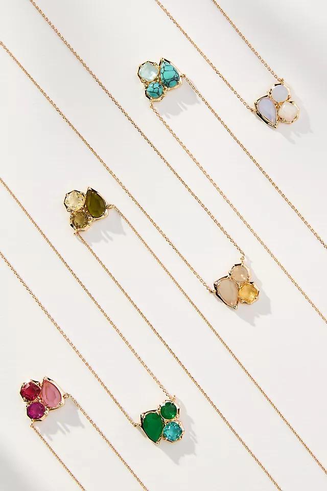 Dainty Crystal Cluster Necklace Product Image