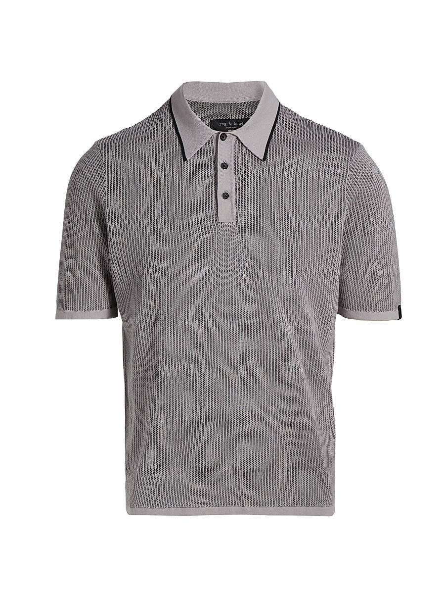 Mens Harvey Knit Polo Shirt Product Image