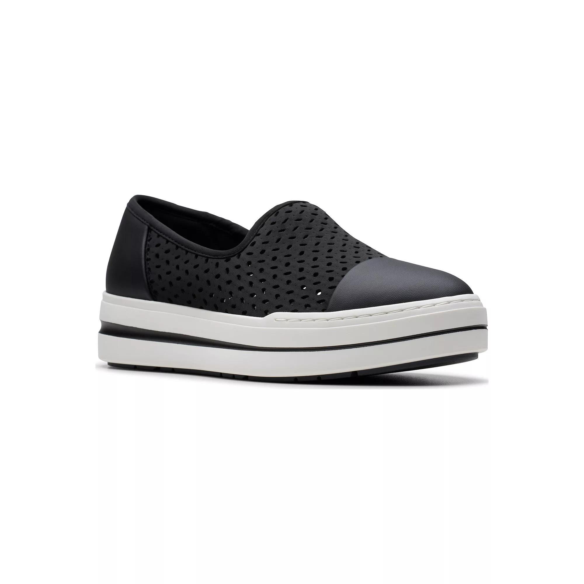 Clarks® Cloudstepper Audreigh Star Women's Casual Slip-On Shoes, Size: 6, Black Product Image