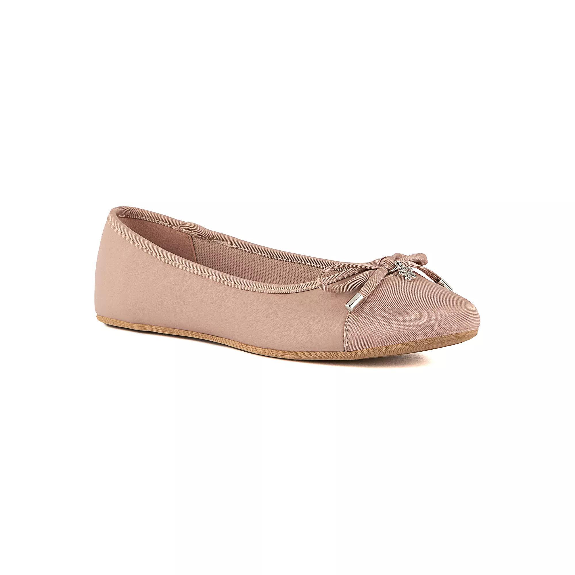 sugar Florah Women's Ballet Casual Flats, Size: 7.5, Black Patent Product Image