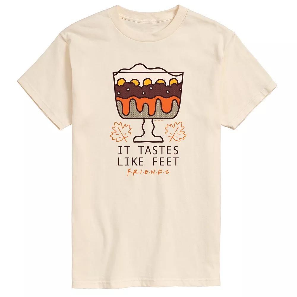 Men's Friends It Tastes Like Feet Graphic Tee, Size: Medium, Beige Product Image