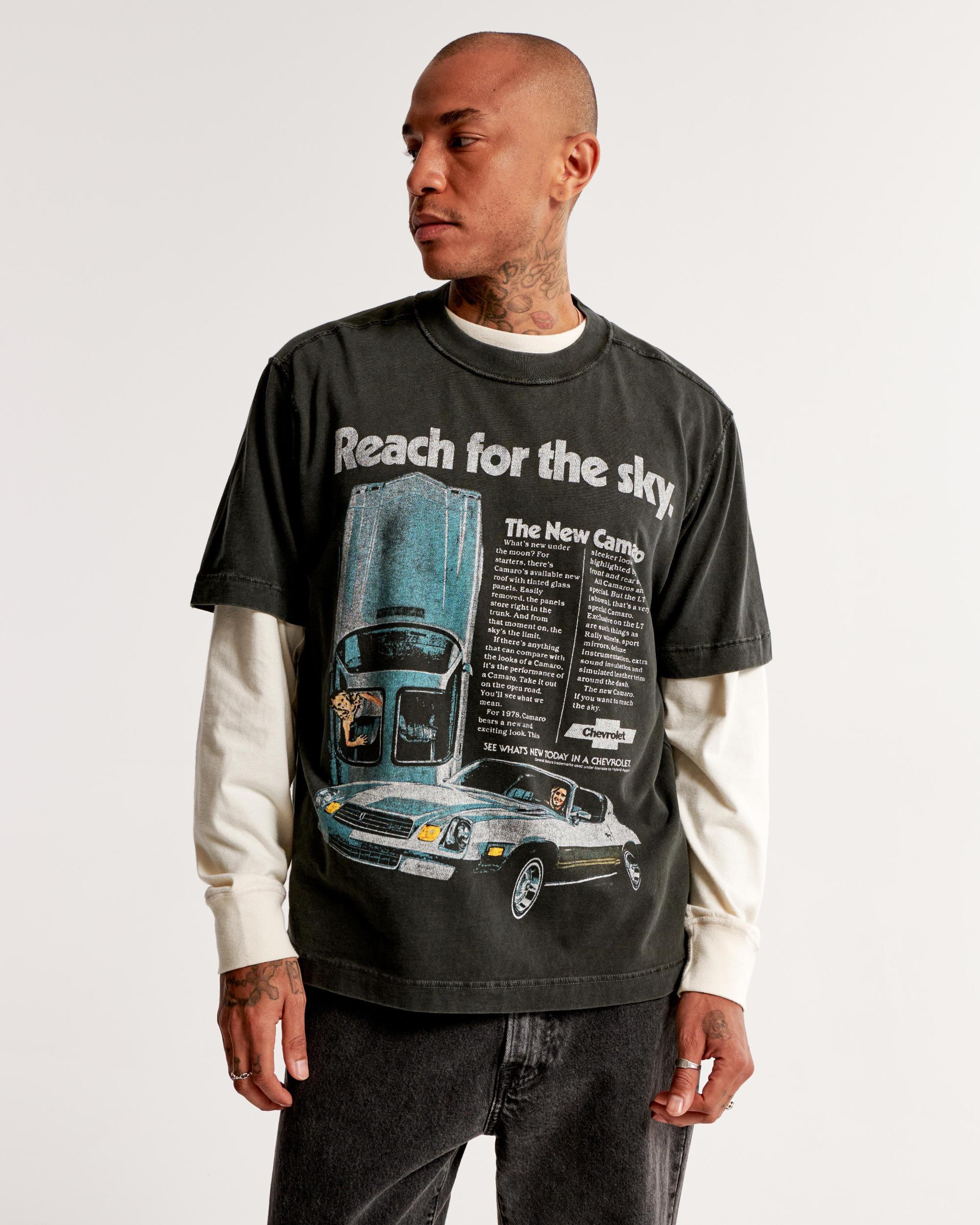 Camaro Vintage-Inspired Graphic Tee Product Image