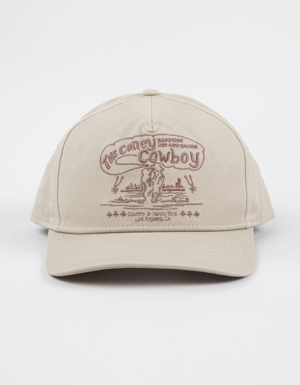 CONEY ISLAND PICNIC Cowboy Snapback Hat - NATURAL Product Image