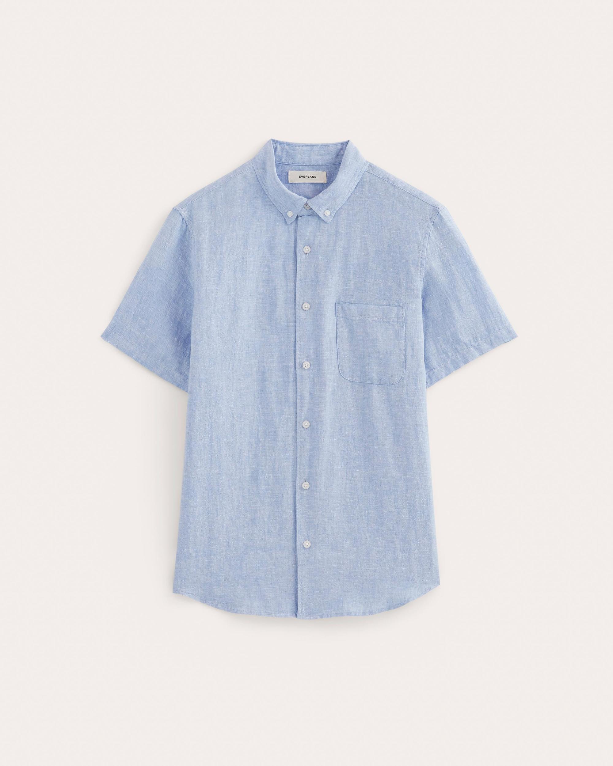 The Classic Short-Sleeve Shirt in Linen Product Image