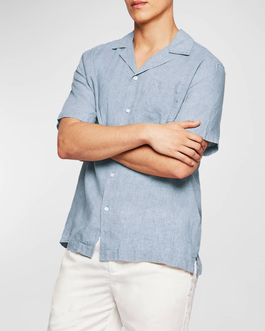 Mens Angelo Linen Camp Shirt Product Image
