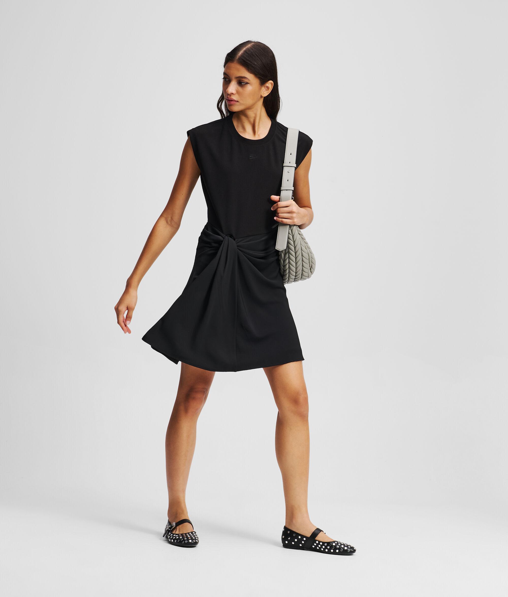 FABRIC MIX DRESS Product Image