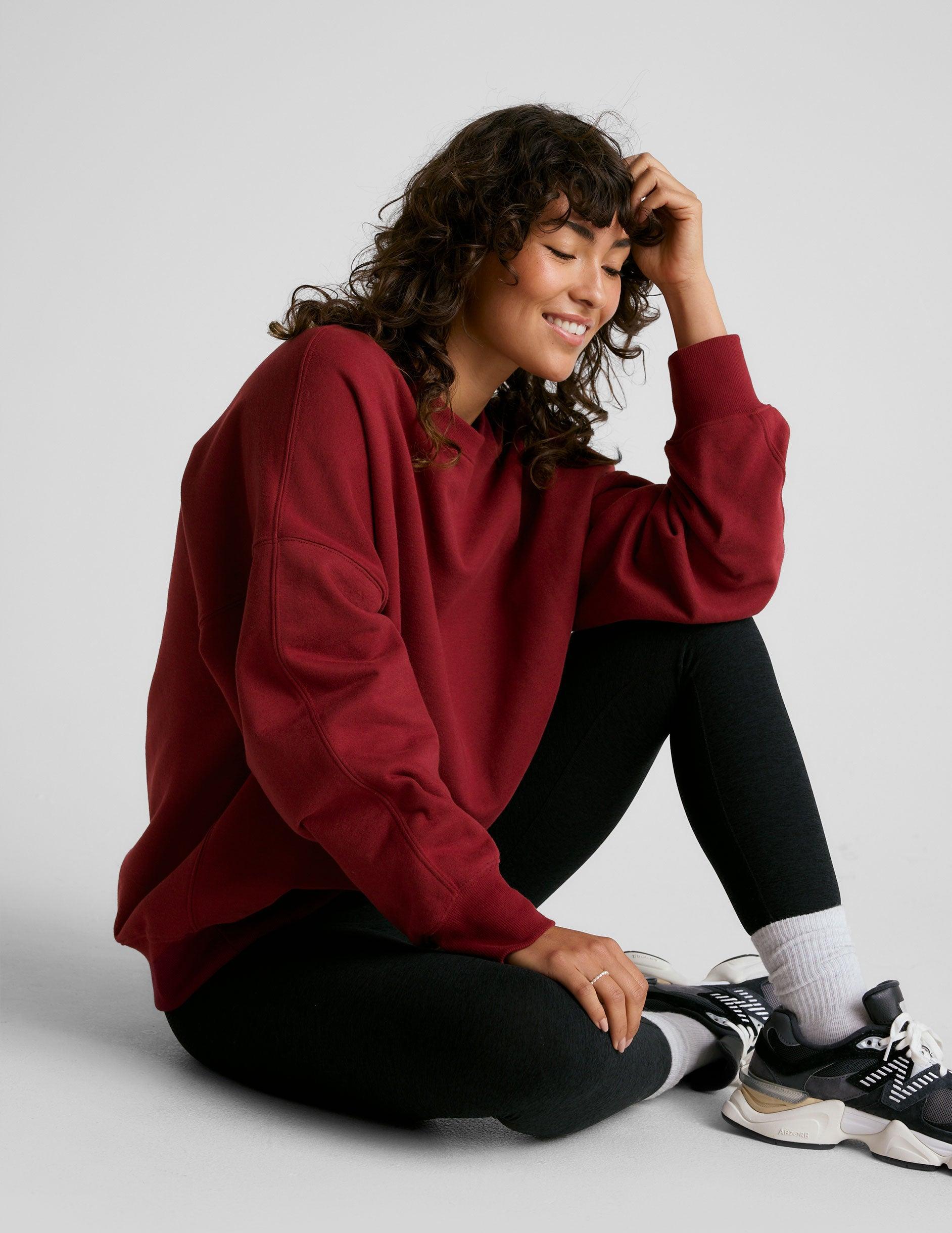 LuxeFleece Oversized Sweatshirt Product Image