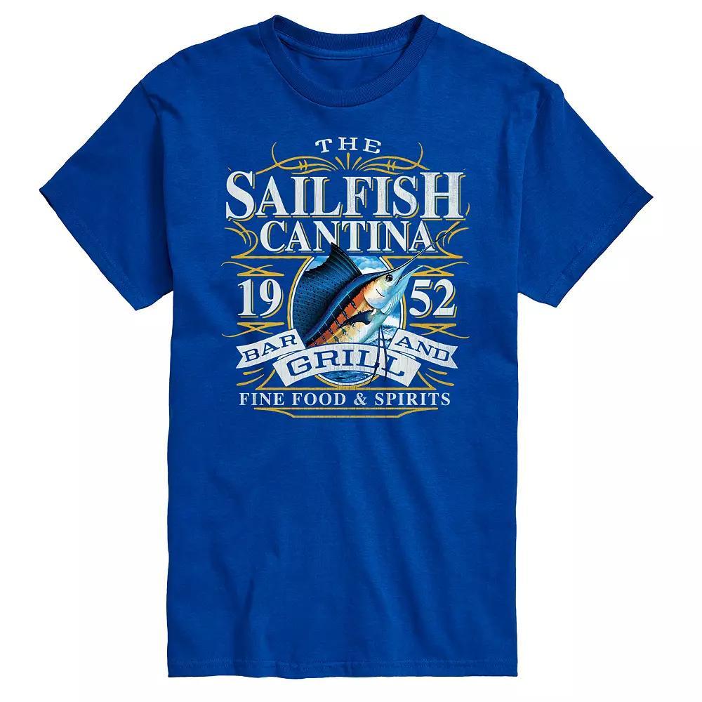 Big & Tall Sailfish Cantina Tee, Men's, Size: 4XB, Blue Product Image
