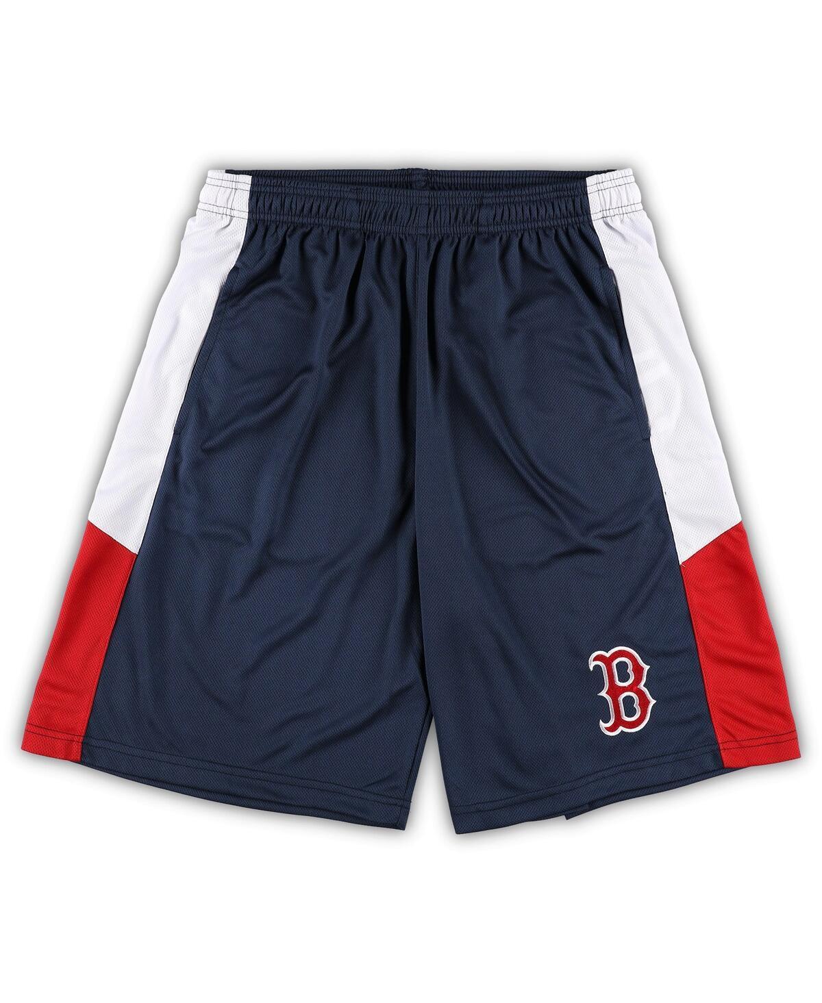 Men's Navy Boston Red Sox Big & Tall Team Shorts, Size: 4XLT, Blue Product Image