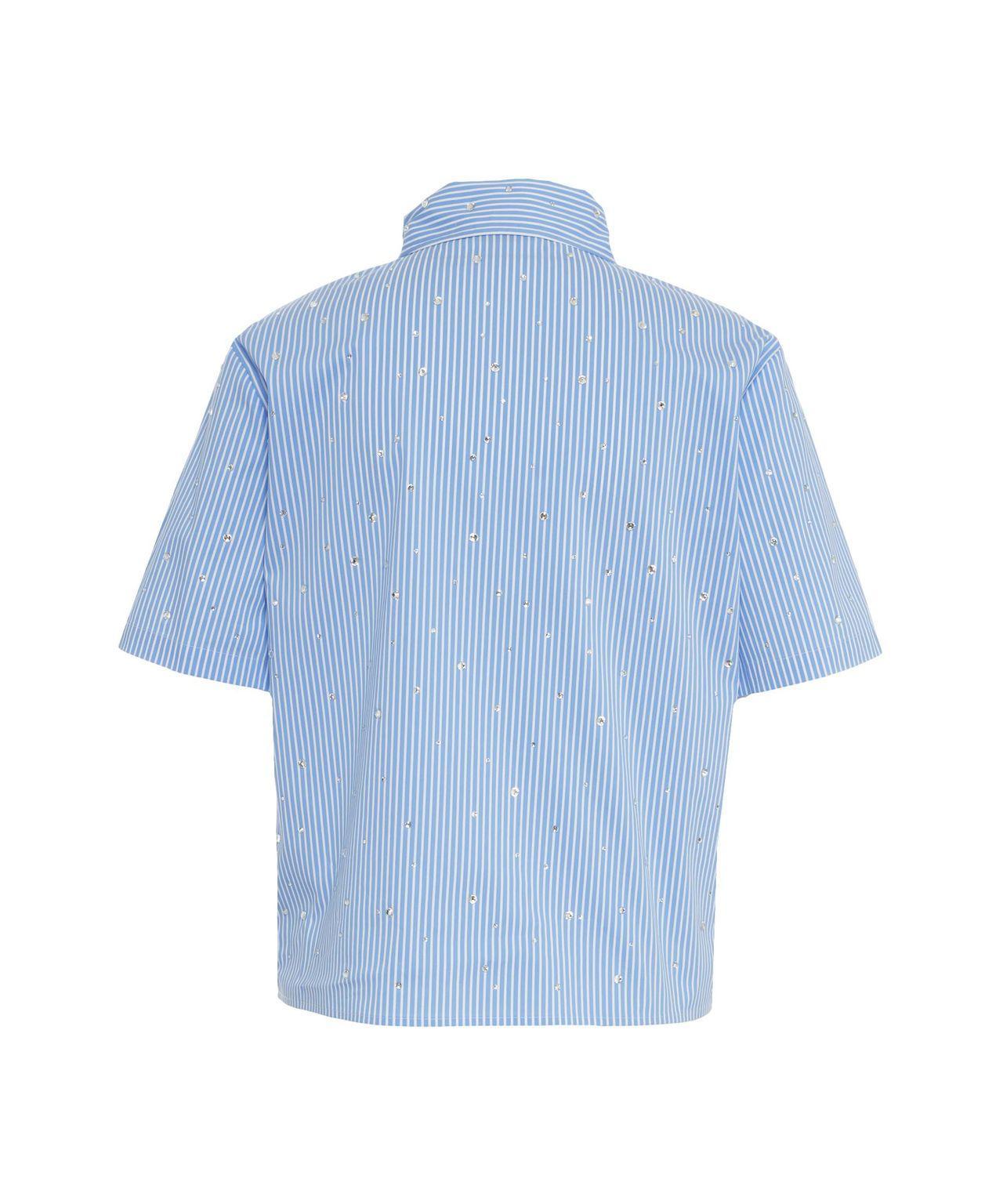 Striped shirt with rhinestones Product Image