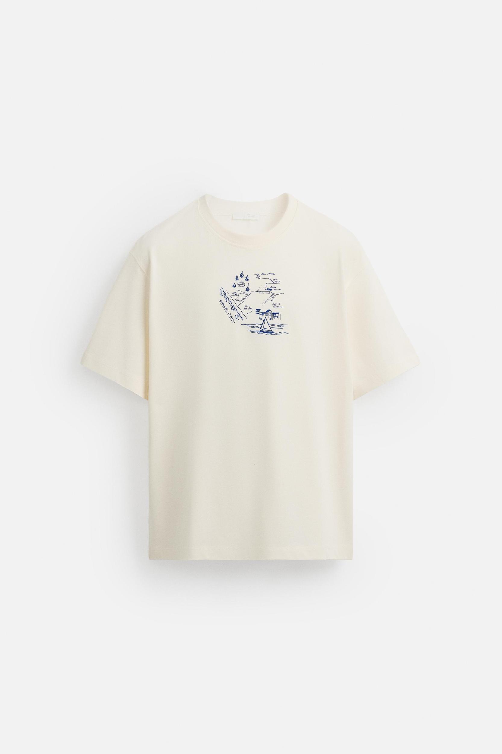 COMBINATION EMBROIDERY T-SHIRT Product Image