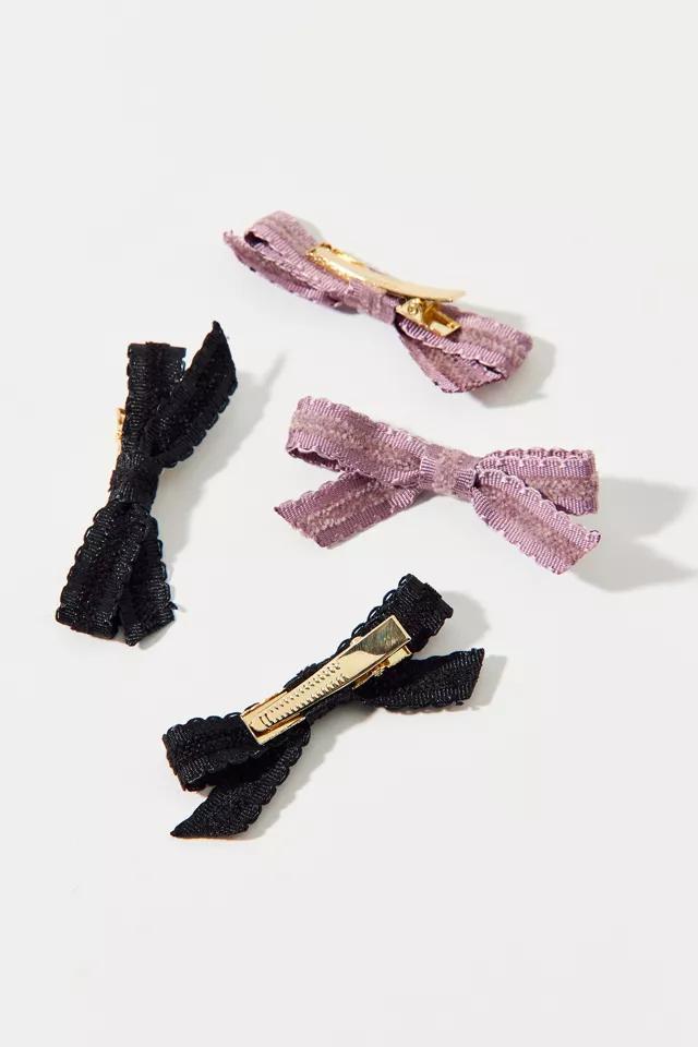 Mini Hair Bow Clip Set Womens at Urban Outfitters Product Image