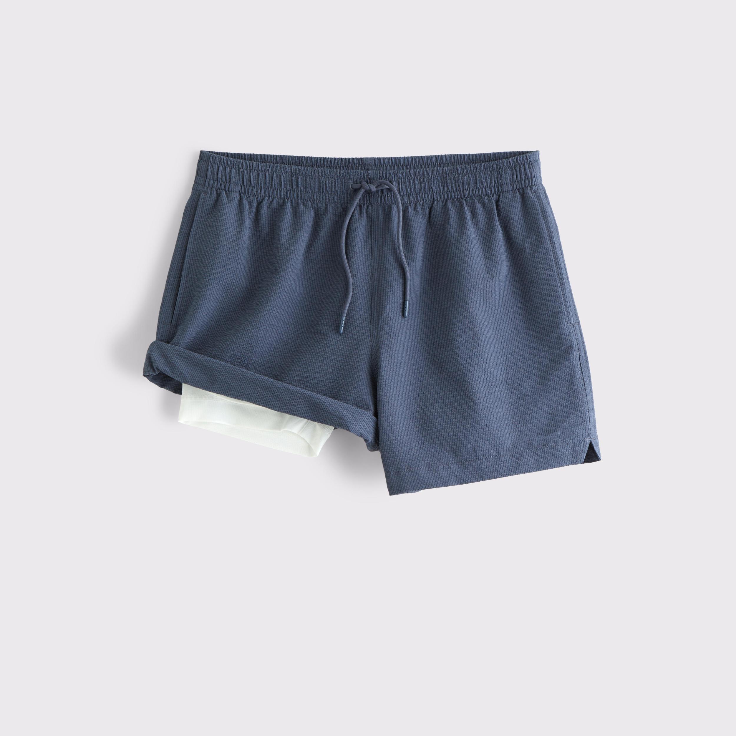 Pull-On Wide Seersucker Swim Trunk Product Image