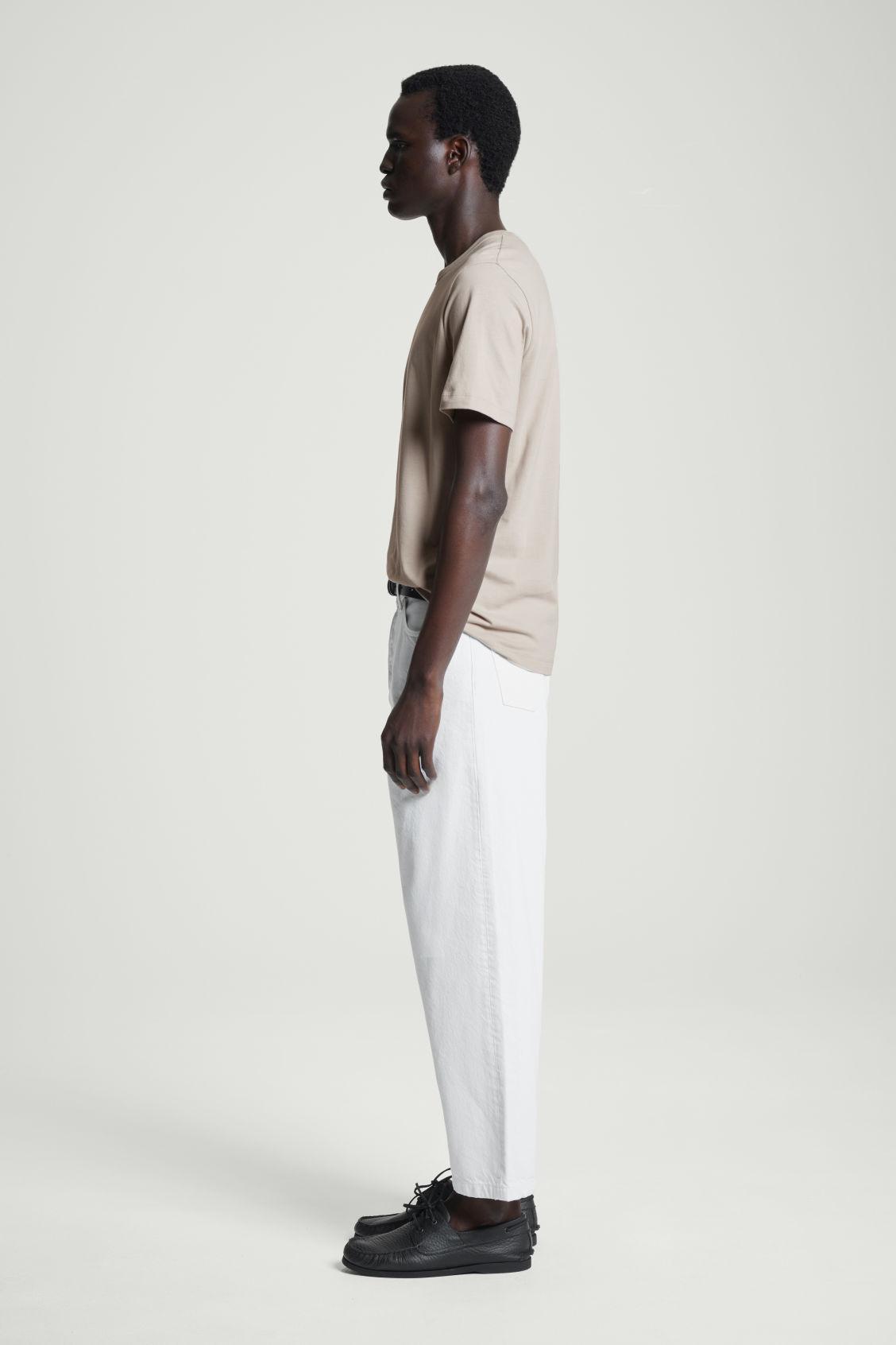 REGULAR LIGHTWEIGHT BRUSHED-COTTON T-SHIRT Product Image