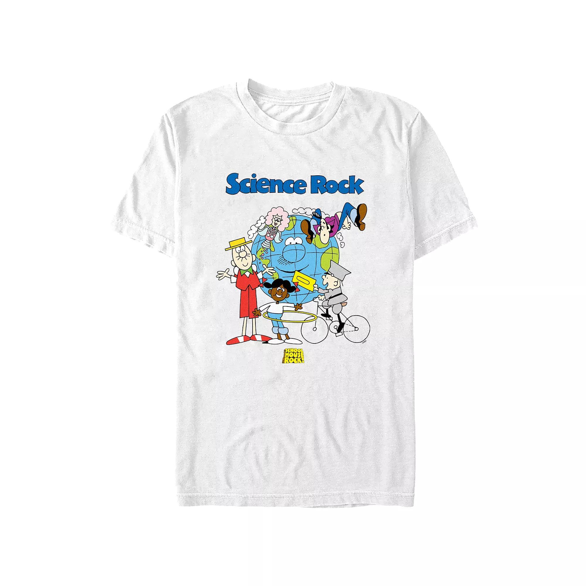 Men's Schoolhouse Rock! Science Rock Graphic Tee, Size: XL, White Product Image
