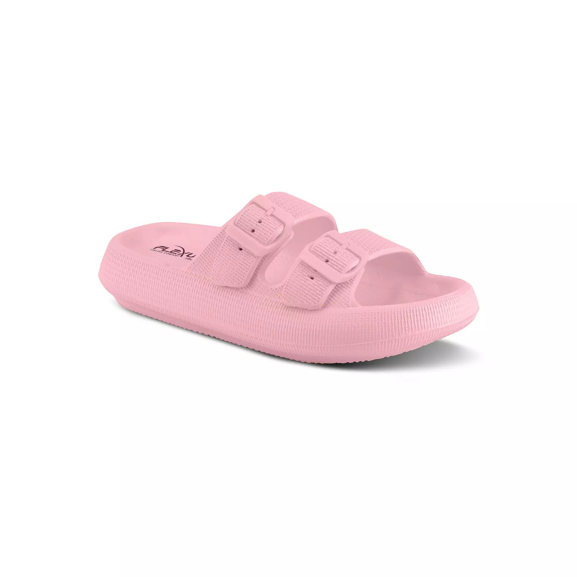 Flexus by Spring Step Bubbles Women's Slide Sandals, Size: 7, Light Pink Product Image