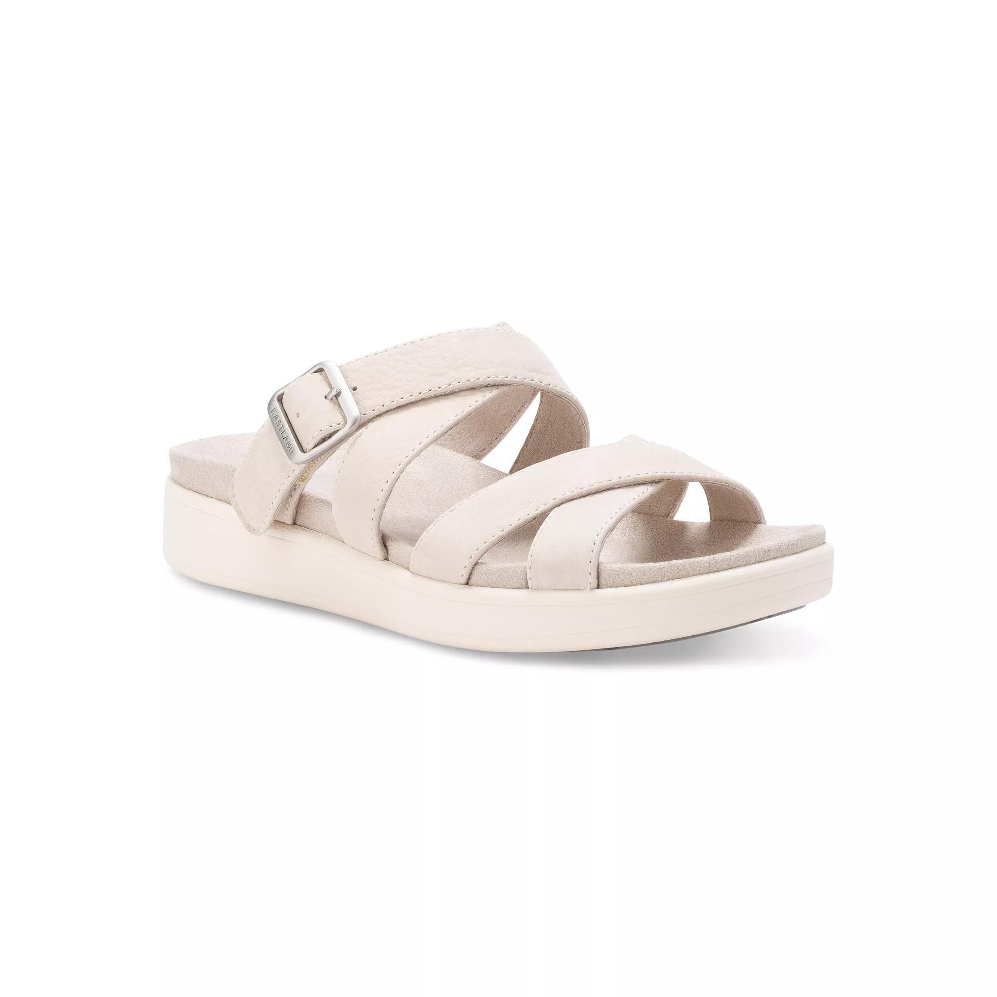 Eastland Machias Women's Buckle Slide Sandals, Size: 7, Ivory Product Image