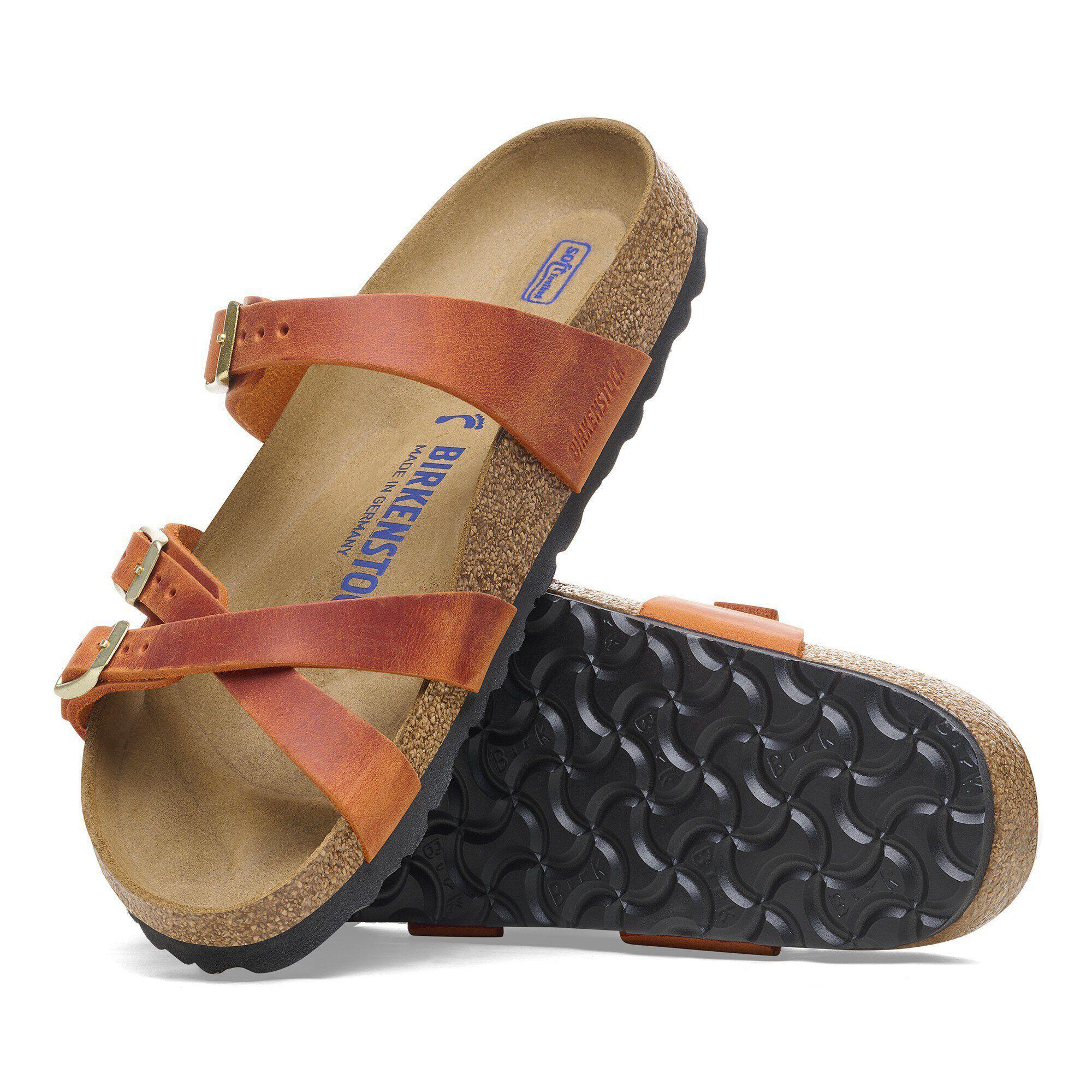 Franca Soft Footbed Oiled Leather Burnt Orange Product Image
