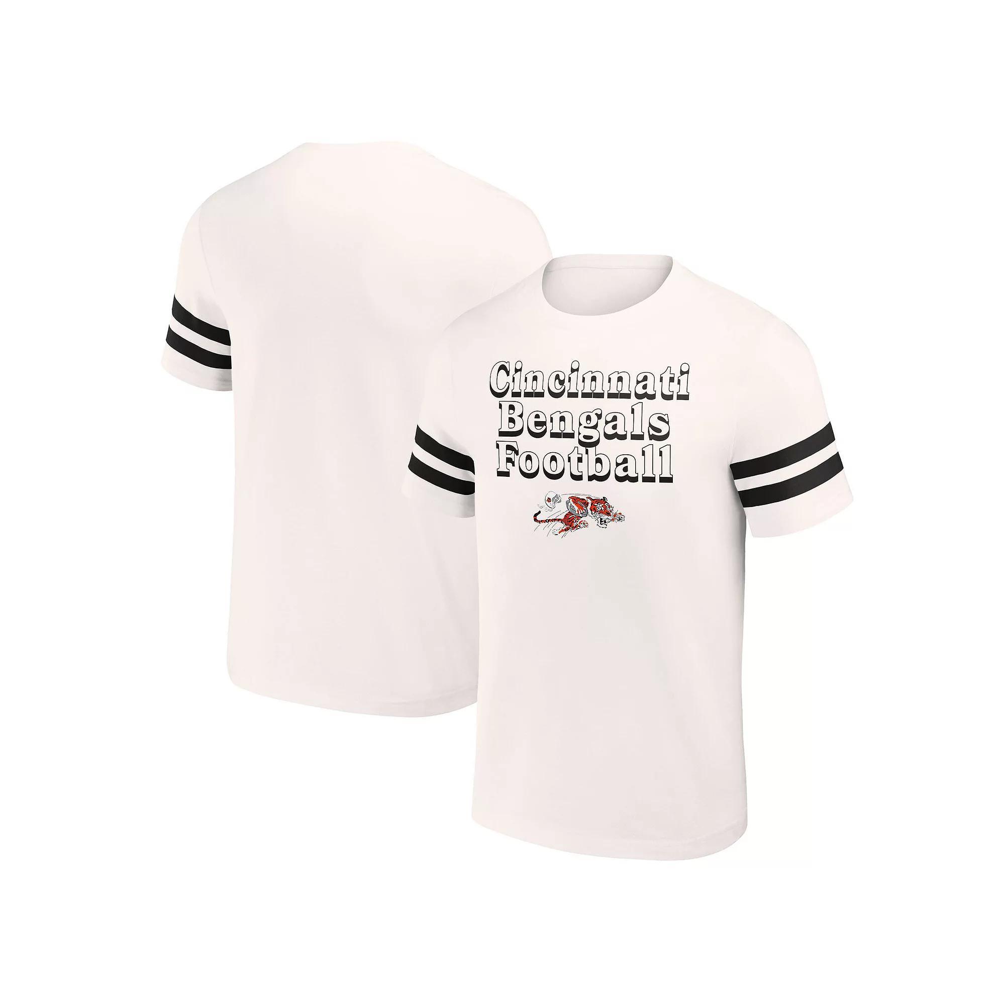 Men's NFL x Darius Rucker Collection by Fanatics Cream Cincinnati Bengals Vintage T-Shirt, Size: Large, Beige Product Image
