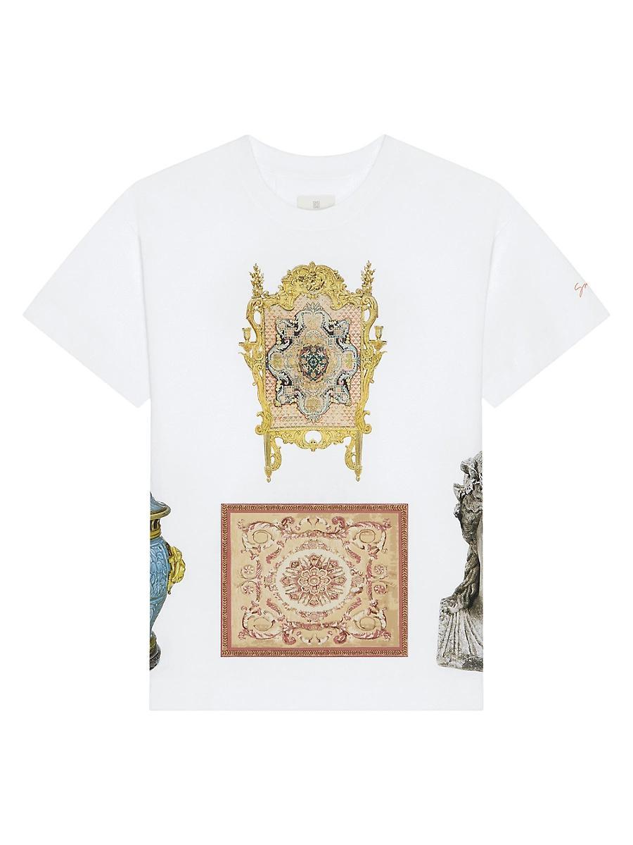 Mens T-Shirt in Cotton with Hubert Objects Print Product Image