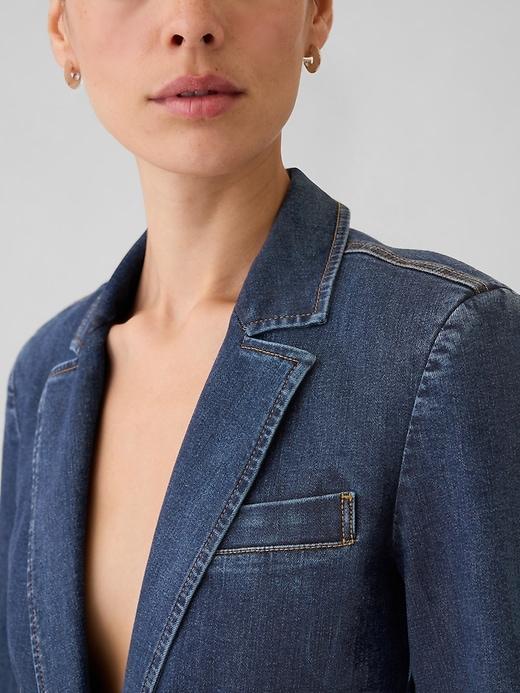 Denim Blazer Product Image