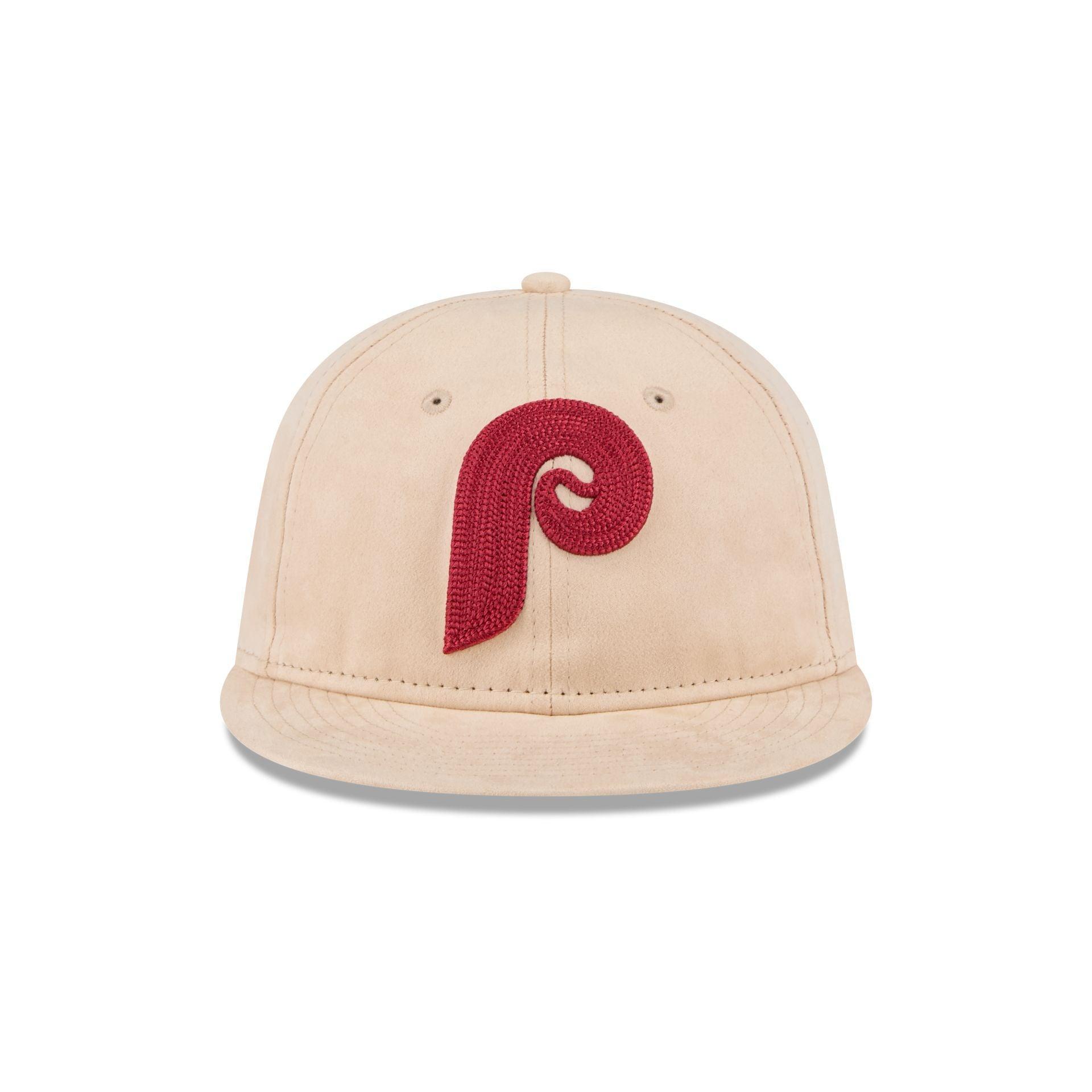Philadelphia Phillies Stone Suede Retro Crown 9FIFTY Snapback Hat Male Product Image