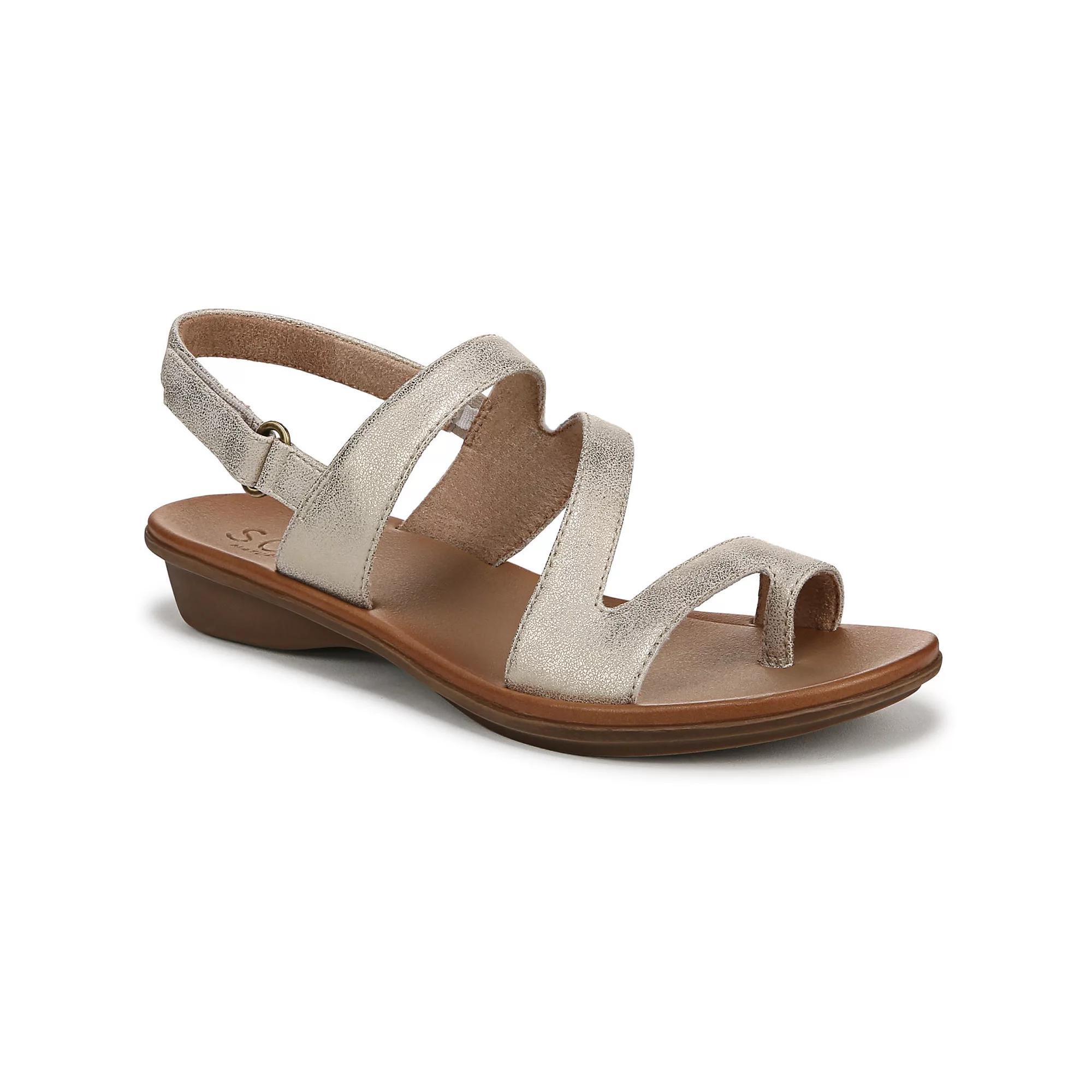 SOUL Naturalizer Shakina Women's Strappy Sandals, Size: 6 Wide, Gold Product Image