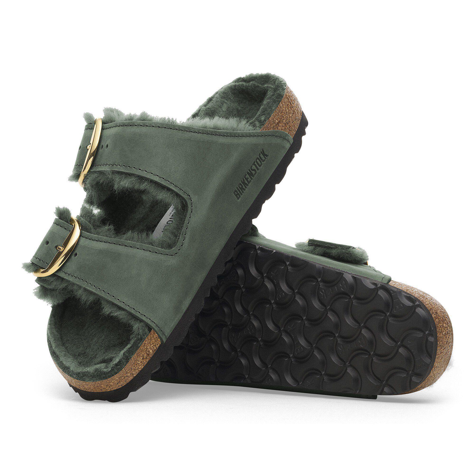 Arizona Big Buckle Shearling Natural Leather Oiled Product Image