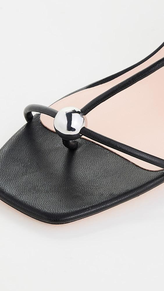 Loeffler Randall Triana Strappy Mid Heel Sandals with Ball | Shopbop Product Image