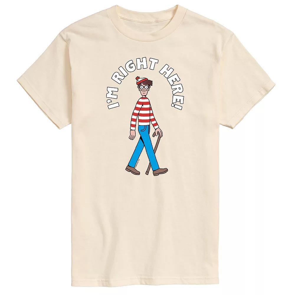 Mens Wheres Waldo Im Right Here Graphic Tee Product Image