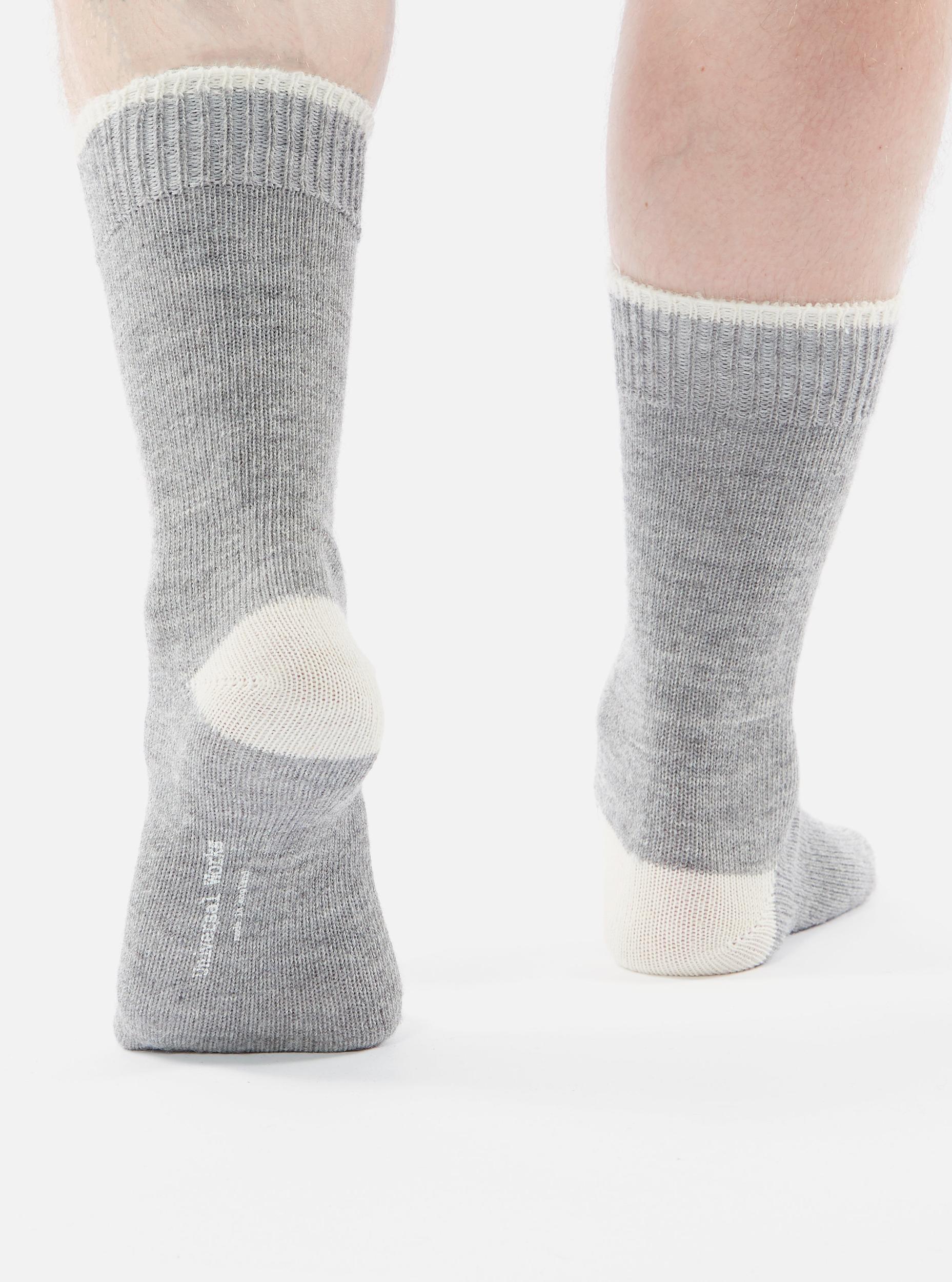 Grey Marl Alpaca Wool Alpaca Sock Product Image