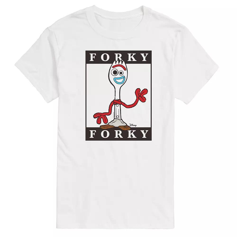 Disney / Pixar's Toy Story 4 Men's Forky Graphic Tee, Size: Medium, White Product Image