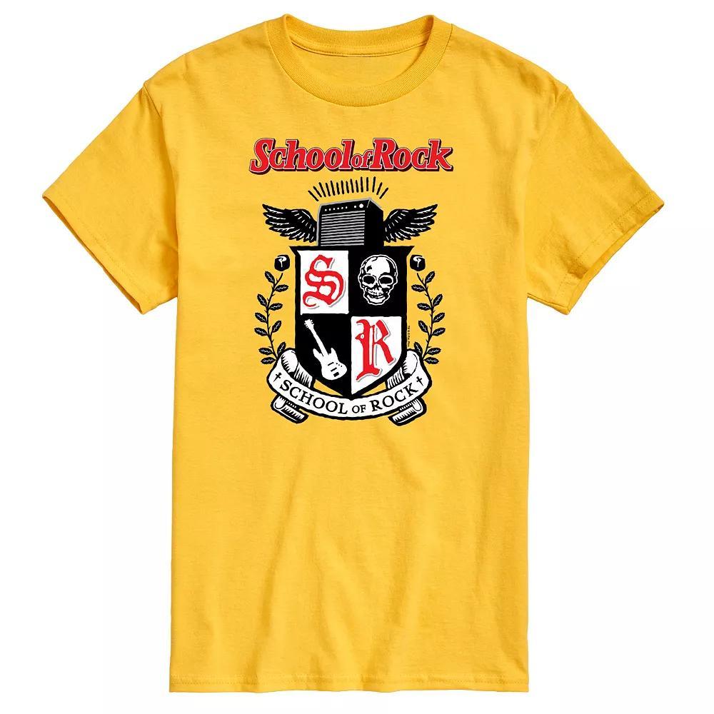 Big & Tall School of Rock Crest Graphic Tee, Mens Product Image