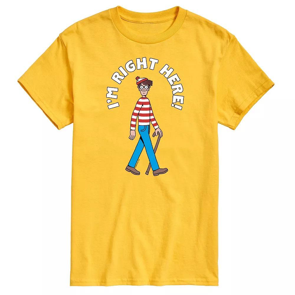 Mens Wheres Waldo Im Right Here Graphic Tee Product Image