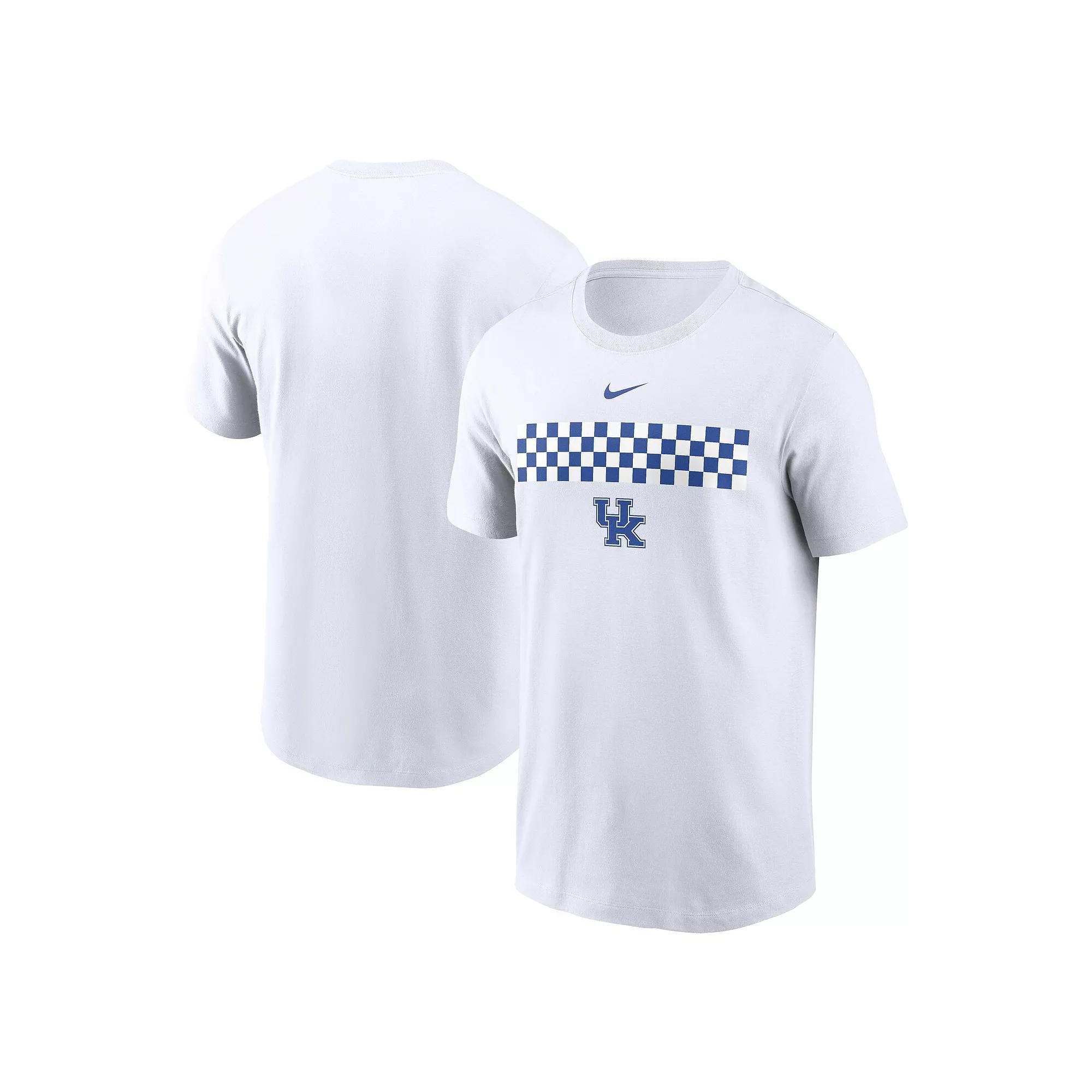 Men's Nike White Kentucky Wildcats Campus Pattern T-Shirt, Size: Medium Product Image