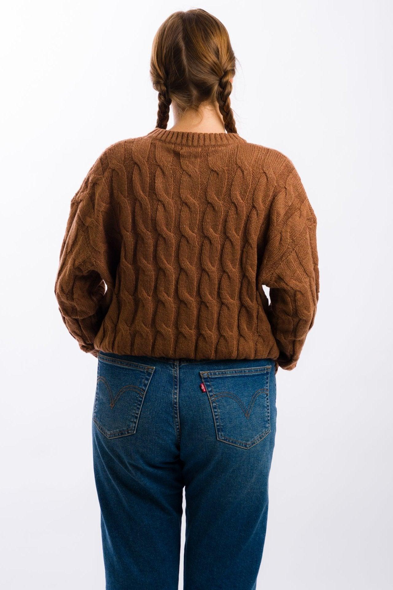 Nia Ariana Sweater - Sable Product Image