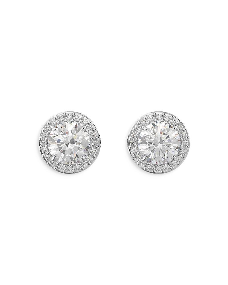 Swarovski Constella Halo Round Crystal Cut Stud Earrings Product Image