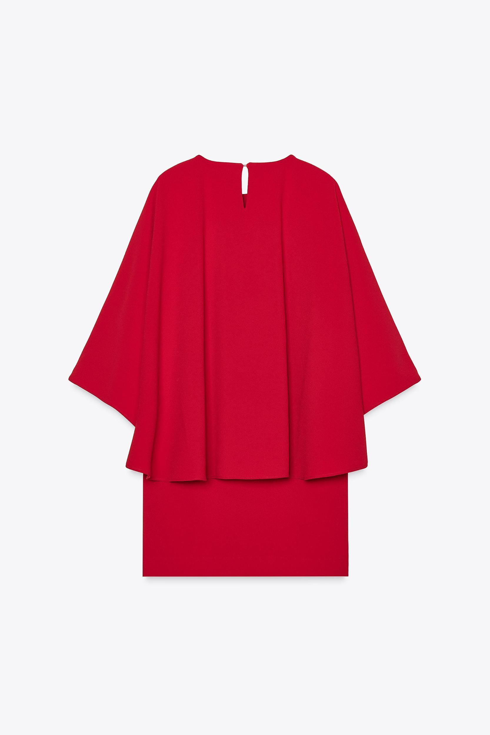 ZW COLLECTION SHORT CAPE DRESS Product Image